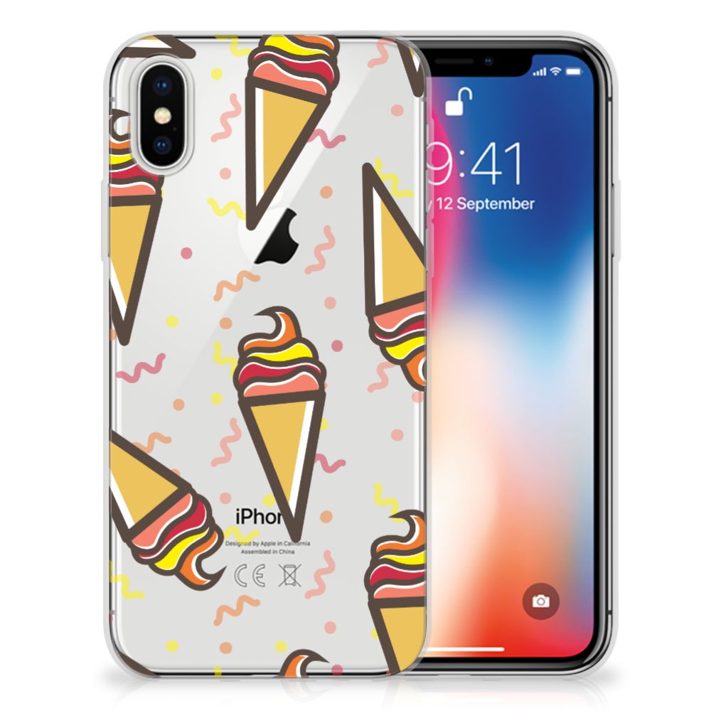 Apple iPhone X | Xs Siliconen Case Icecream