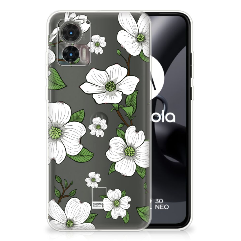 Motorola Edge 30 Neo TPU Case Dogwood Flowers B2C Telecom