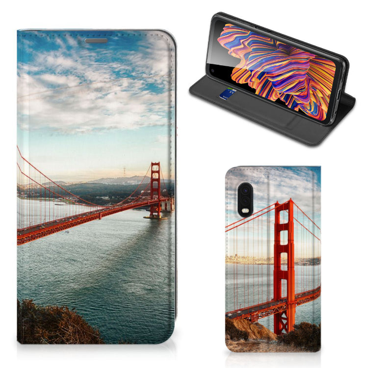 Samsung Xcover Pro Book Cover Golden Gate Bridge