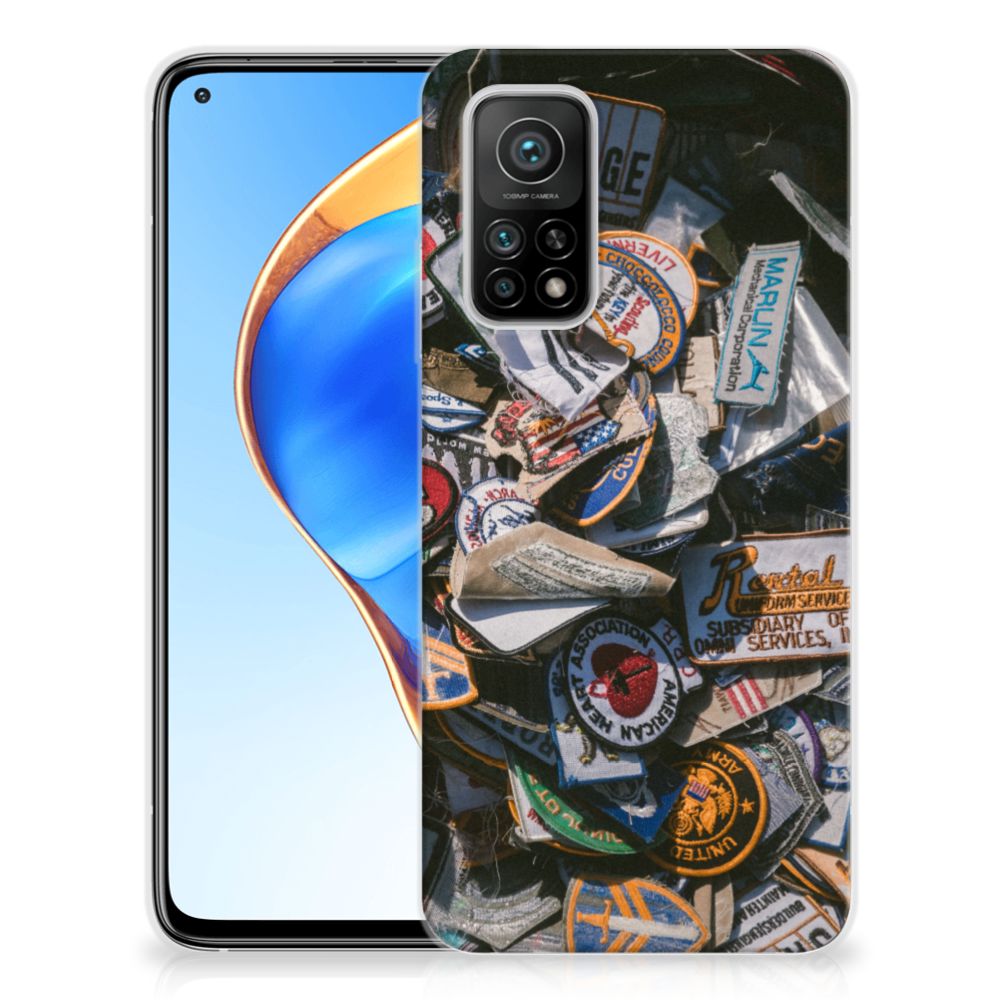 Xiaomi Mi 10T | 10T Pro Siliconen Hoesje met foto Badges B2C Telecom
