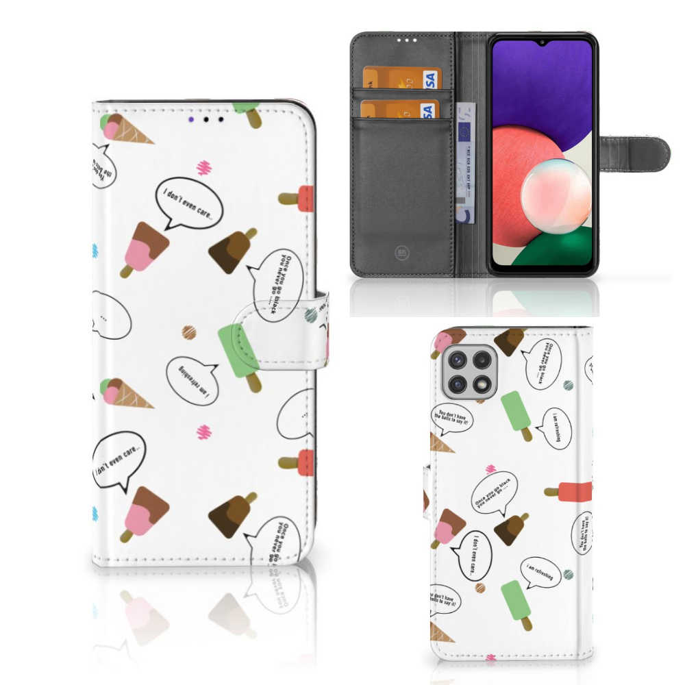 Samsung Galaxy A22 5G Book Cover IJsjes