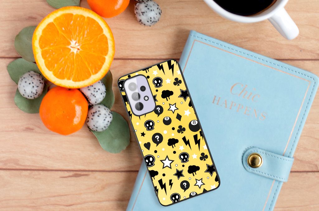 Telefoonhoesje Samsung Galaxy A33 5G Punk Geel B2C Telecom