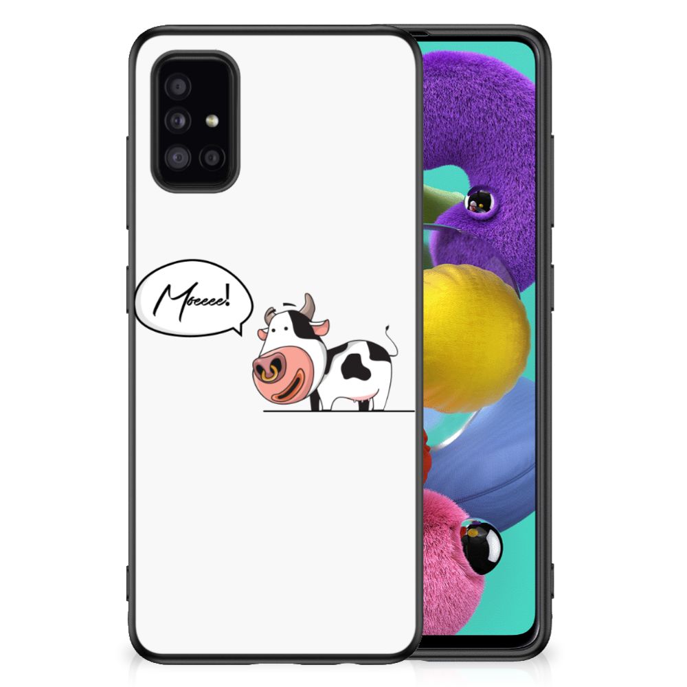 Samsung Galaxy A51 Bumper Hoesje Cow