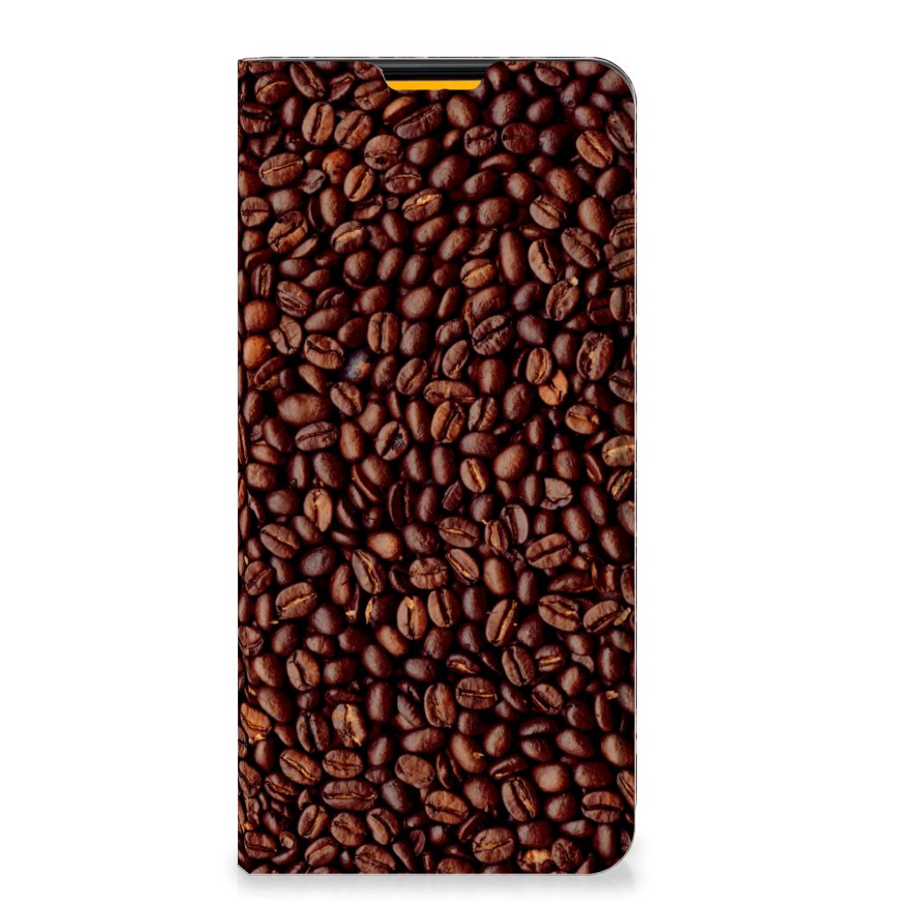 Samsung Galaxy M52 Flip Style Cover Koffiebonen - B2C Telecom