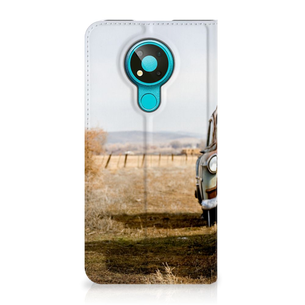 Nokia 3.4 Stand Case Vintage Auto - B2C Telecom