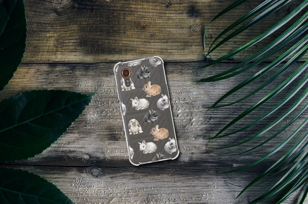 Case Anti-shock voor Samsung Galaxy Xcover 7 Konijntjes B2C Telecom