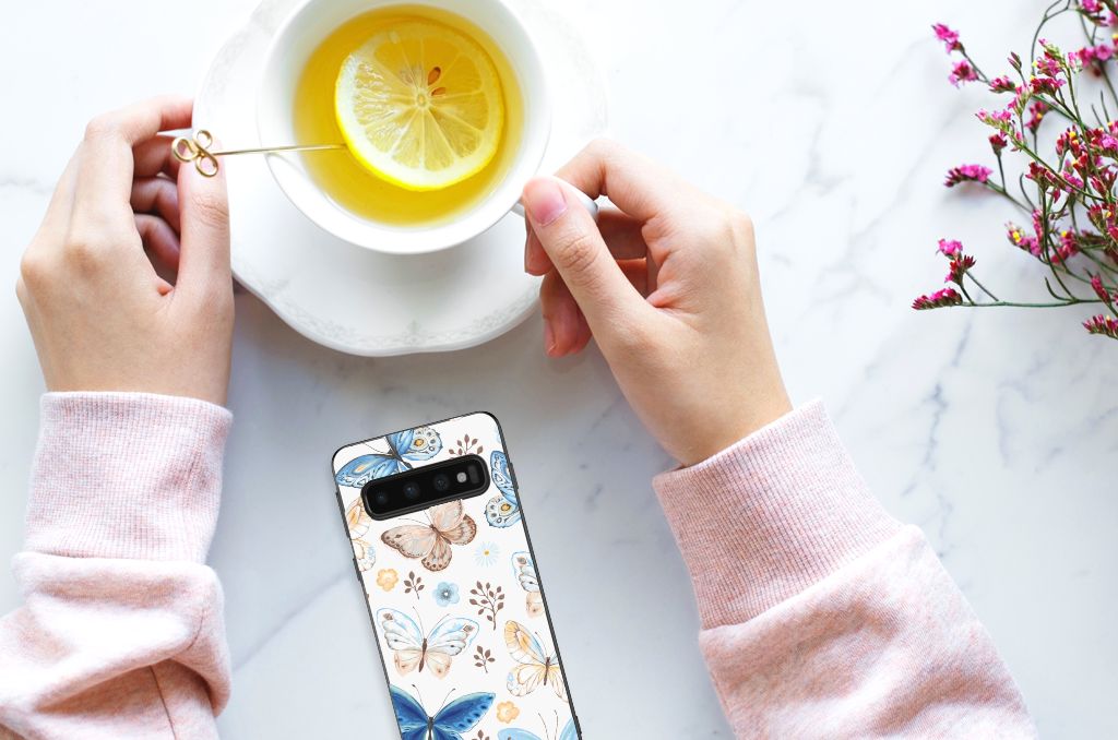 Back Cover voor Samsung Galaxy S10 Vlinder B2C Telecom