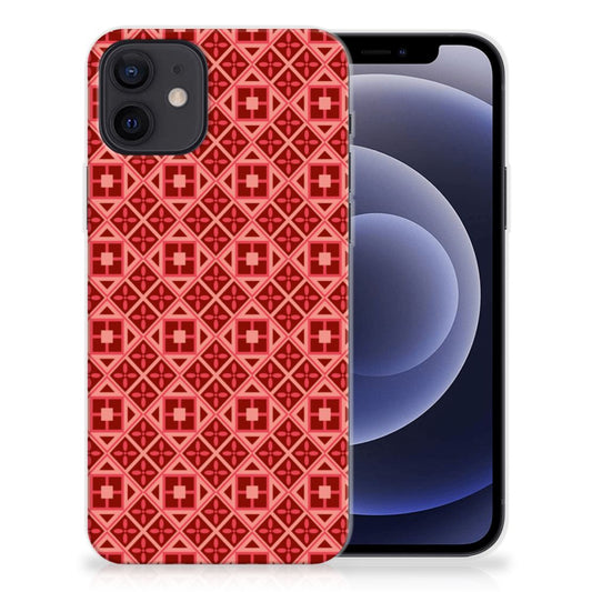 iPhone 12 | 12 Pro (6.1") TPU bumper Batik Rood