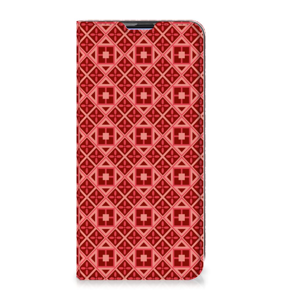 Xiaomi Redmi K20 Pro Hoesje met Magneet Batik Rood - B2C Telecom