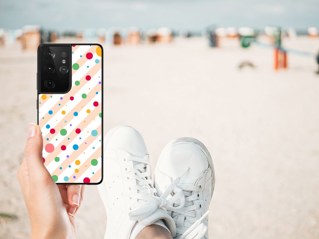 Samsung Galaxy S21 Ultra Back Case Dots B2C Telecom