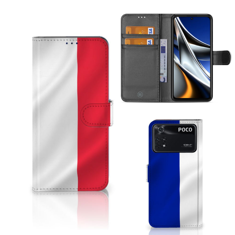 Xiaomi Poco X4 Pro 5G Bookstyle Case Frankrijk