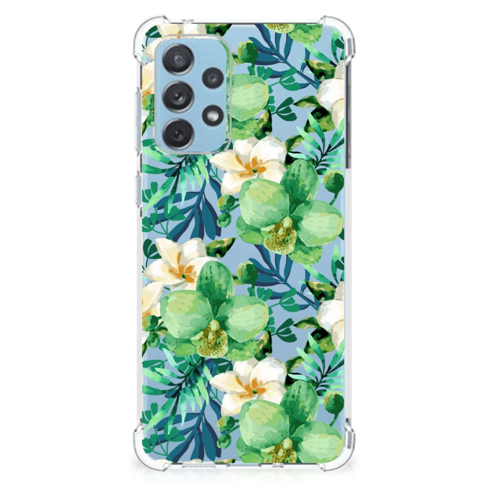 Samsung Galaxy A73 Case Orchidee Groen B2C Telecom