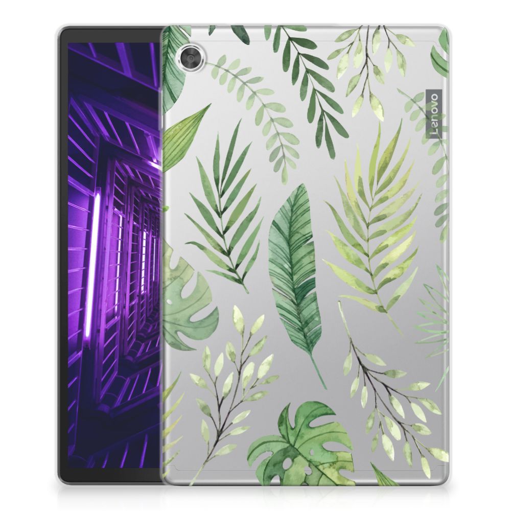 Lenovo Tab M10 Plus Siliconen Hoesje Leaves - B2C Telecom