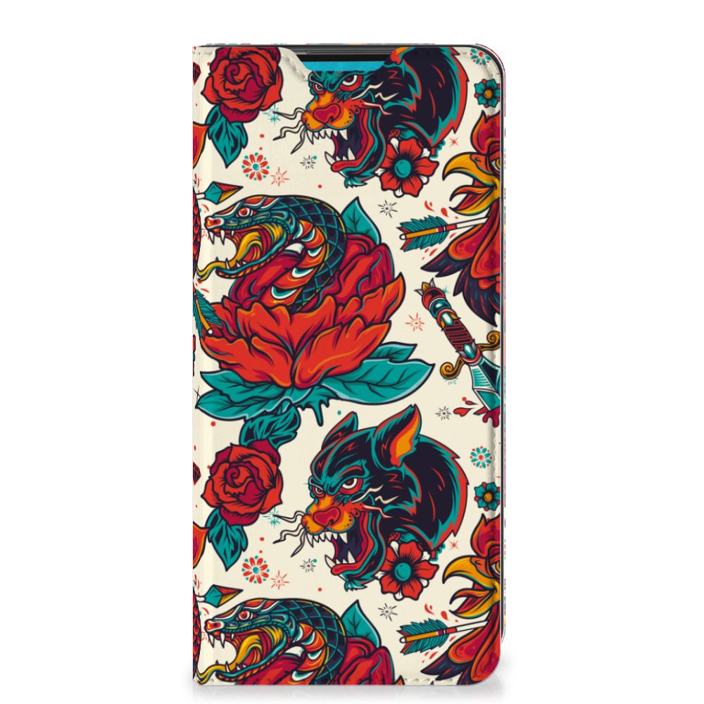 Stand Case voor Samsung Galaxy A73 Old Skool - B2C Telecom