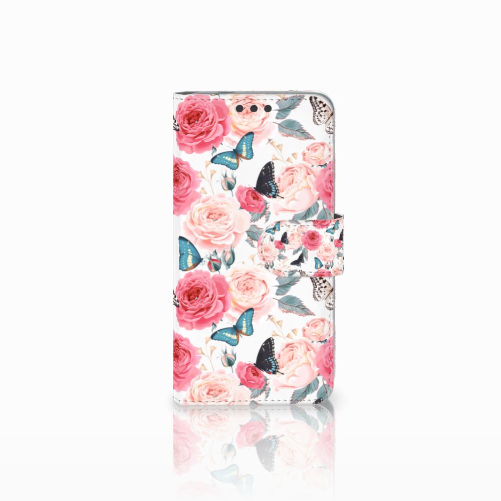 Microsoft Lumia 650 Hoesje Butterfly Roses