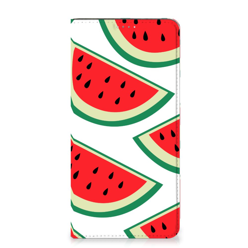 Samsung Galaxy A14 4G Flip Style Cover Watermelons featuring vibrant watermelon slice design