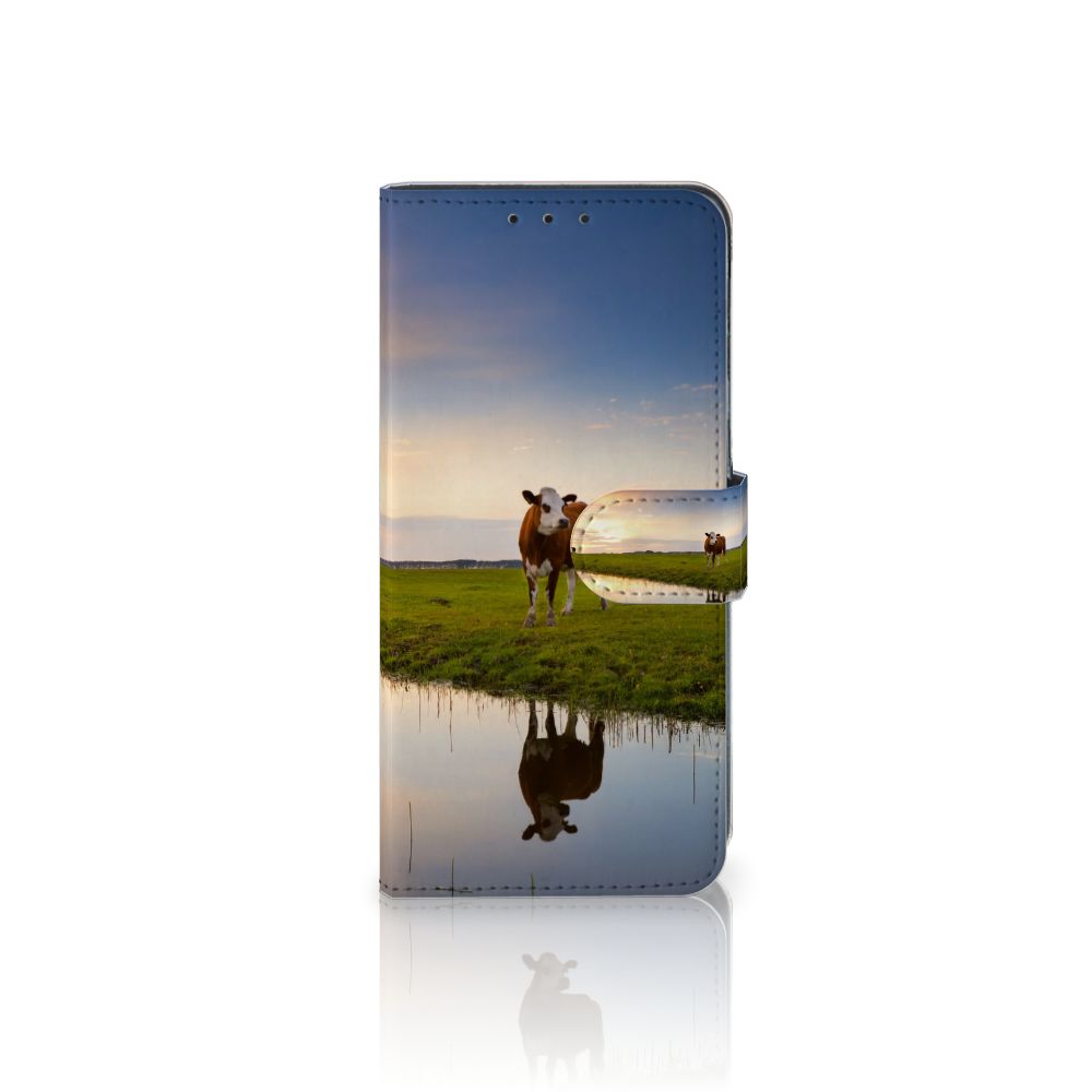 Alcatel 1S 2020 Telefoonhoesje met Pasjes Koe