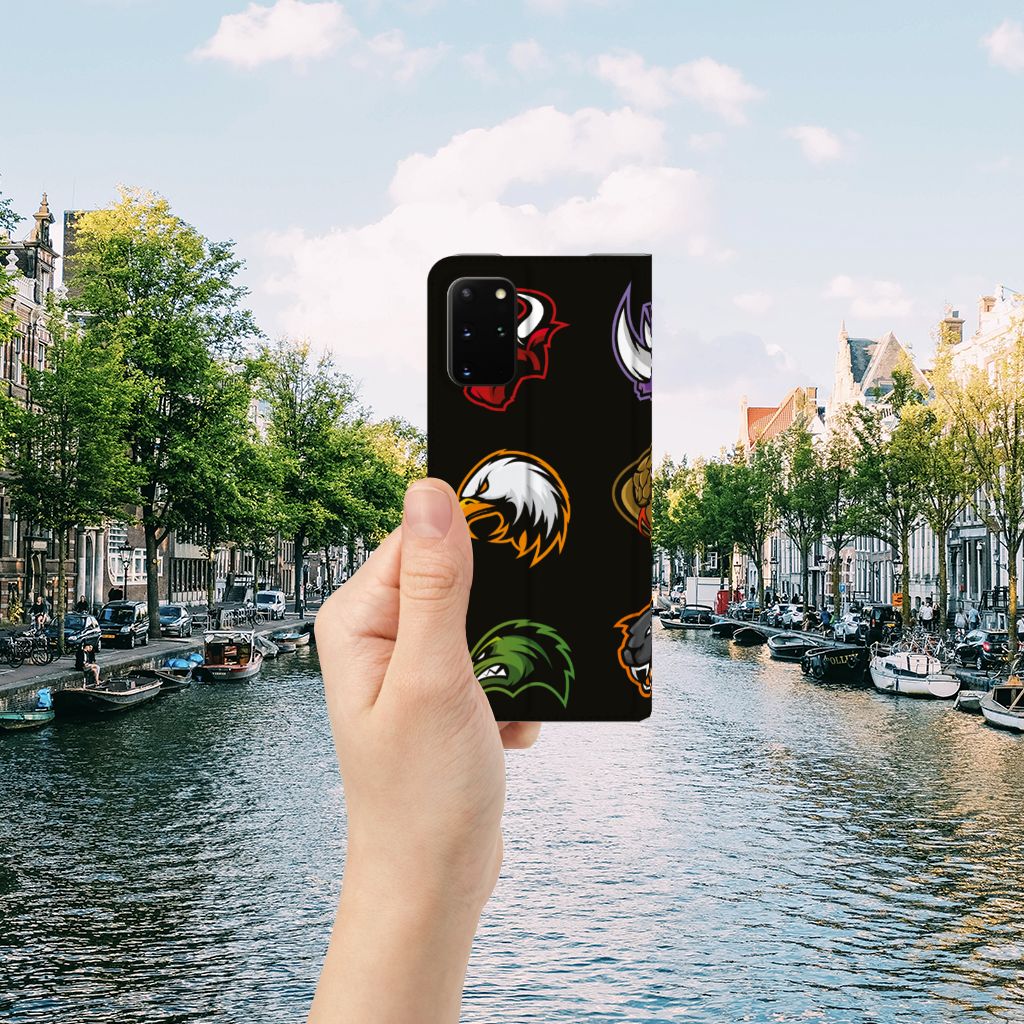 Samsung Galaxy S20 Plus Magnet Case Cartoon met kleurrijke cartoonontwerpen