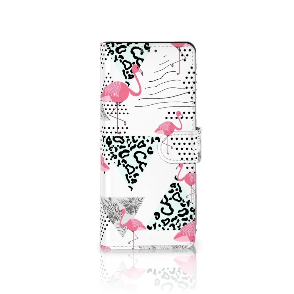 Sony Xperia 5II Telefoonhoesje met Pasjes Flamingo Triangle