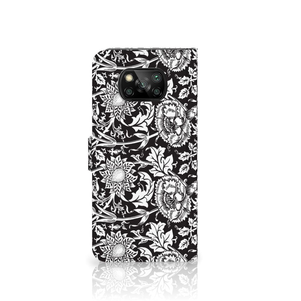 Xiaomi Poco X3 | Poco X3 Pro Hoesje Black Flowers