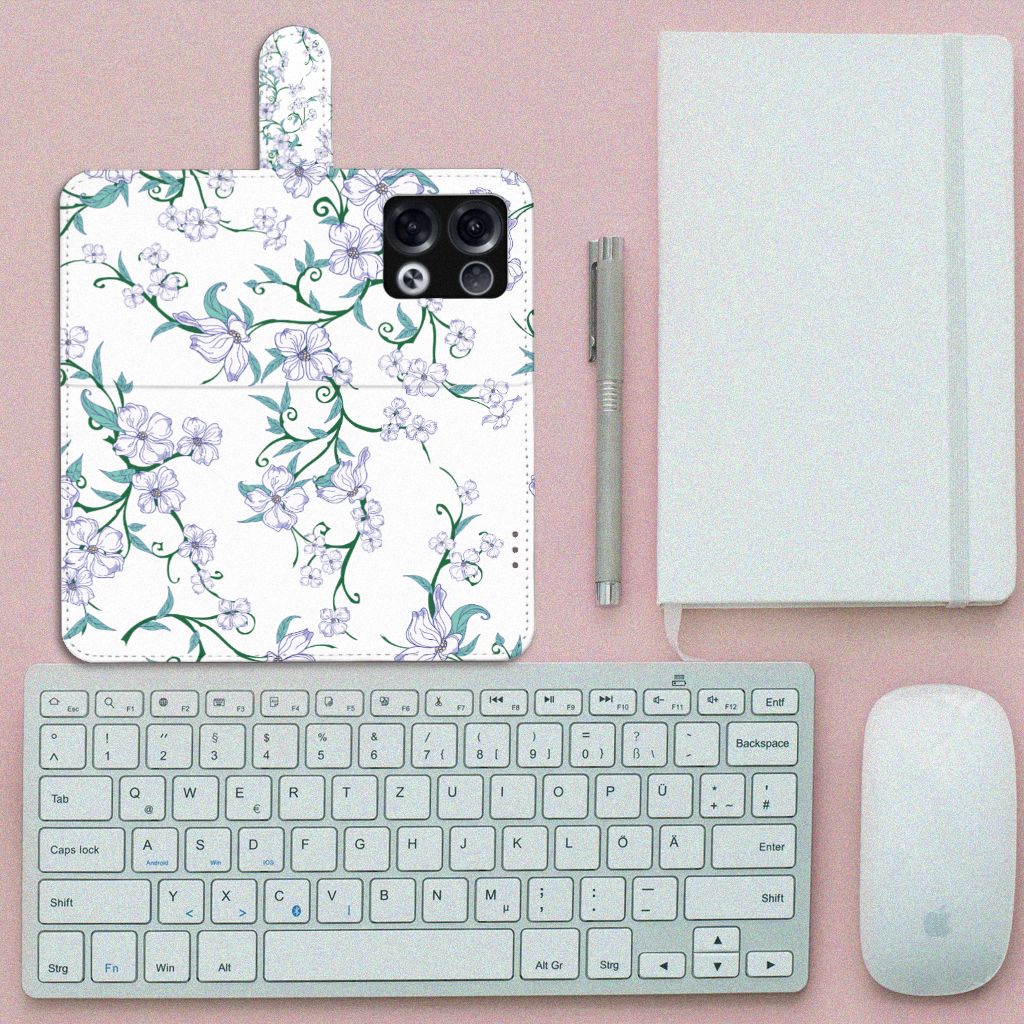 OPPO Reno8 Pro Uniek Hoesje Blossom White