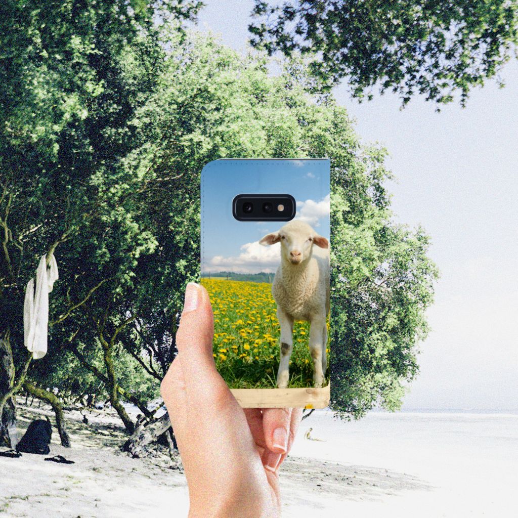 Samsung Galaxy S10e Hoesje maken Schaap en Lammetje