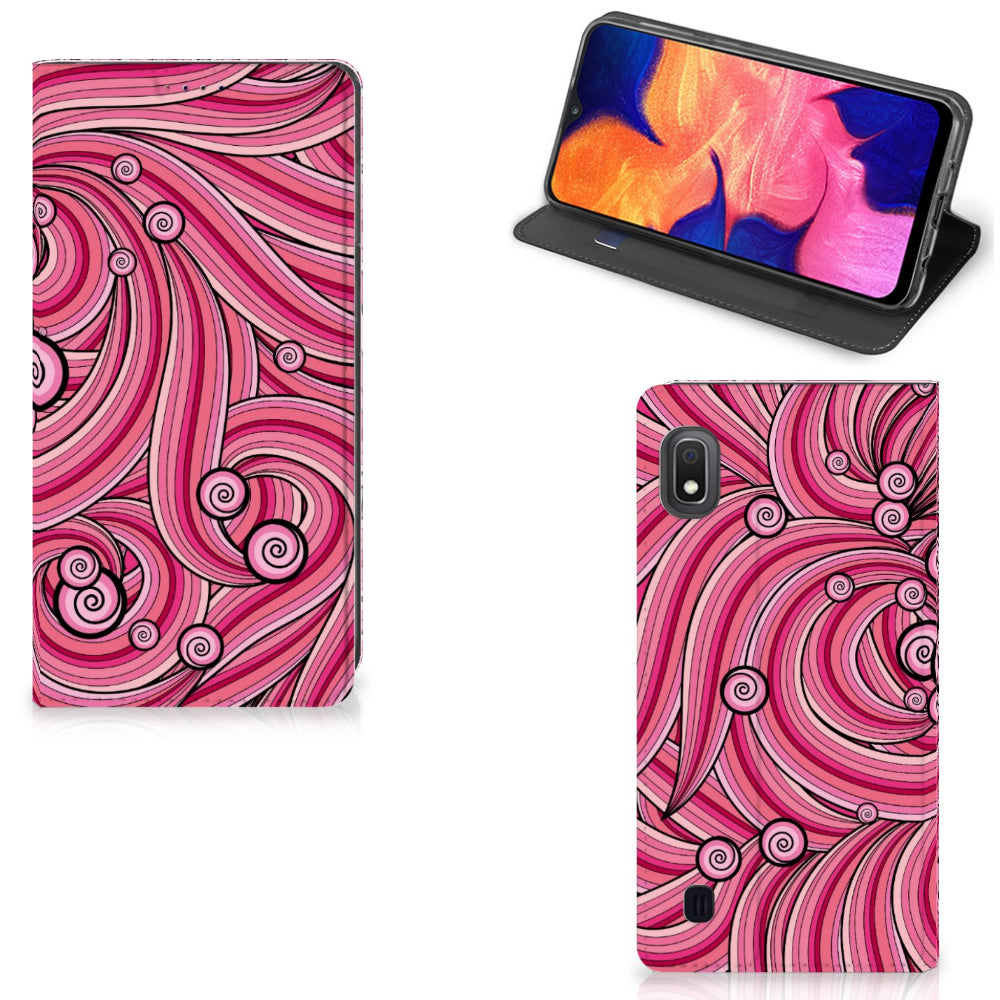 Samsung Galaxy A10 Bookcase Swirl Pink