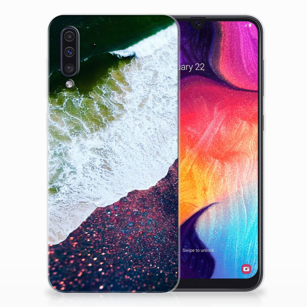 Samsung Galaxy A50 TPU Hoesje Sea in Space