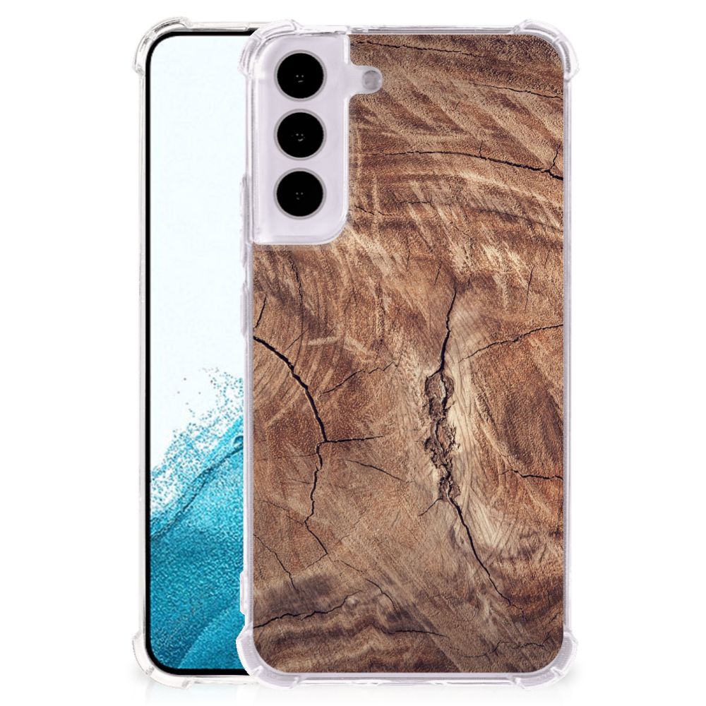 Samsung Galaxy S22 Stevig Telefoonhoesje Tree Trunk