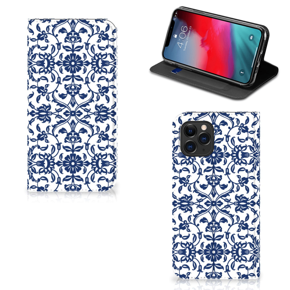 Apple iPhone 11 Pro Smart Cover Flower Blue