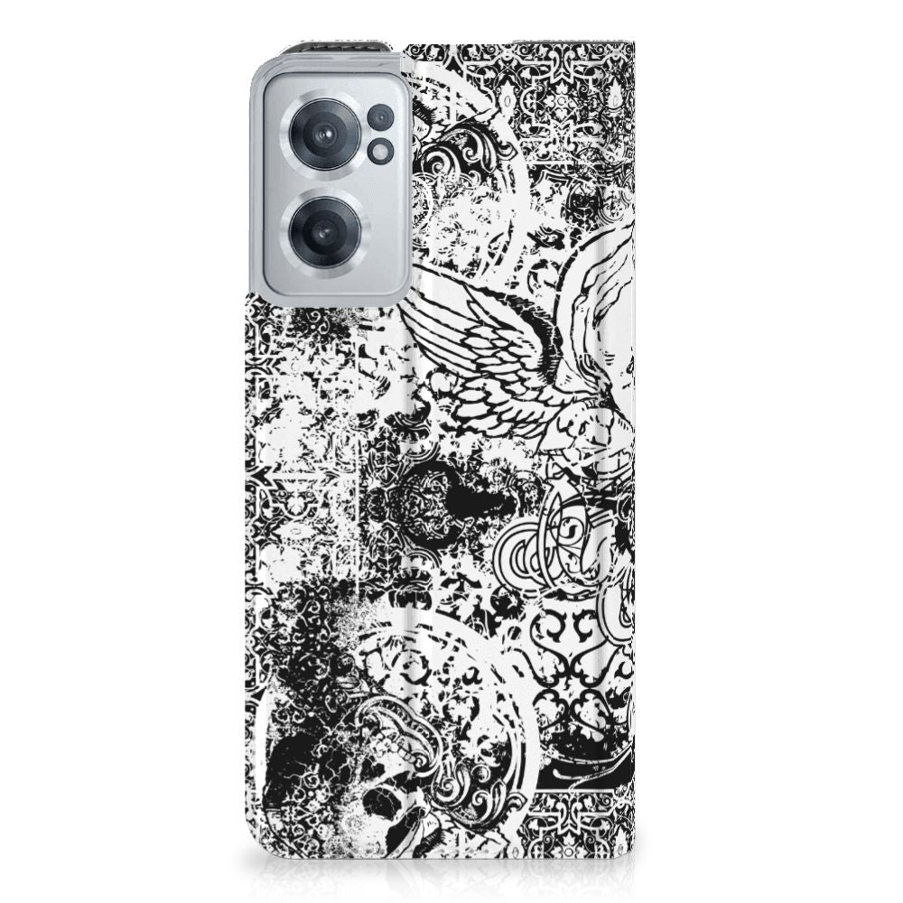 Mobiel BookCase OnePlus Nord CE 2 5G Skulls Angel - B2C Telecom