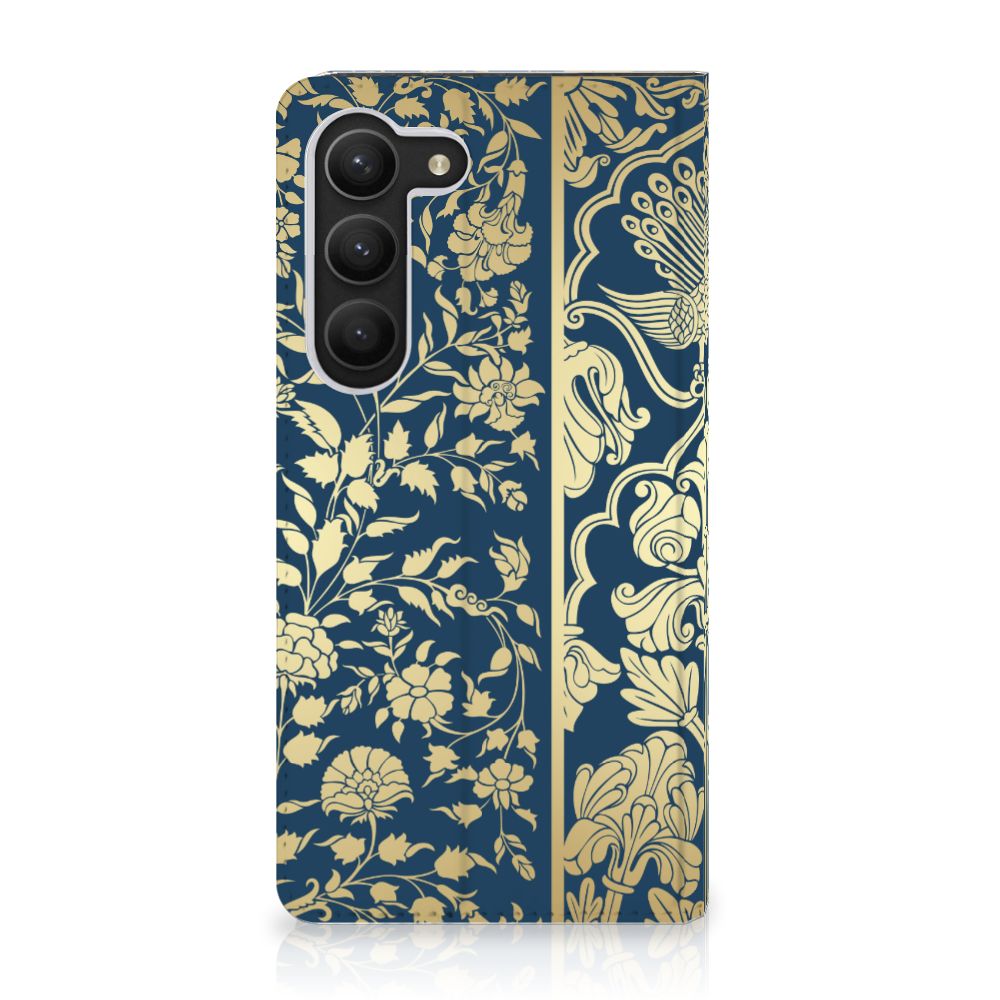 Samsung Galaxy S23 Smart Cover Beige Flowers - B2C Telecom