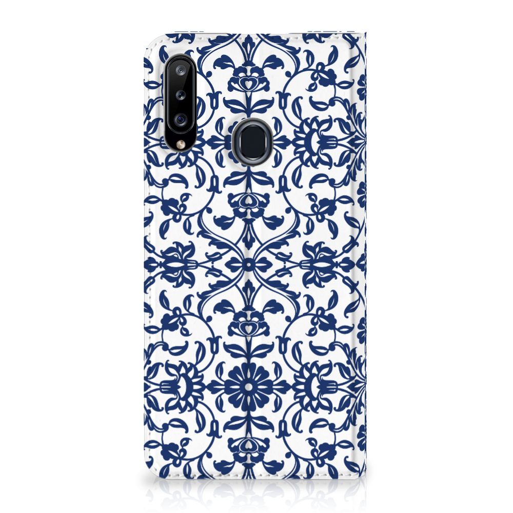 Samsung Galaxy A20s Smart Cover Flower Blue - B2C Telecom