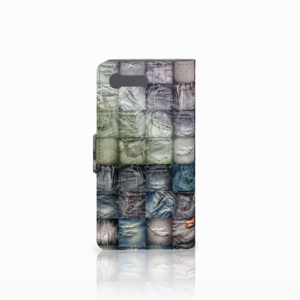Wallet Case met Pasjes Sony Xperia X Compact Spijkerbroeken