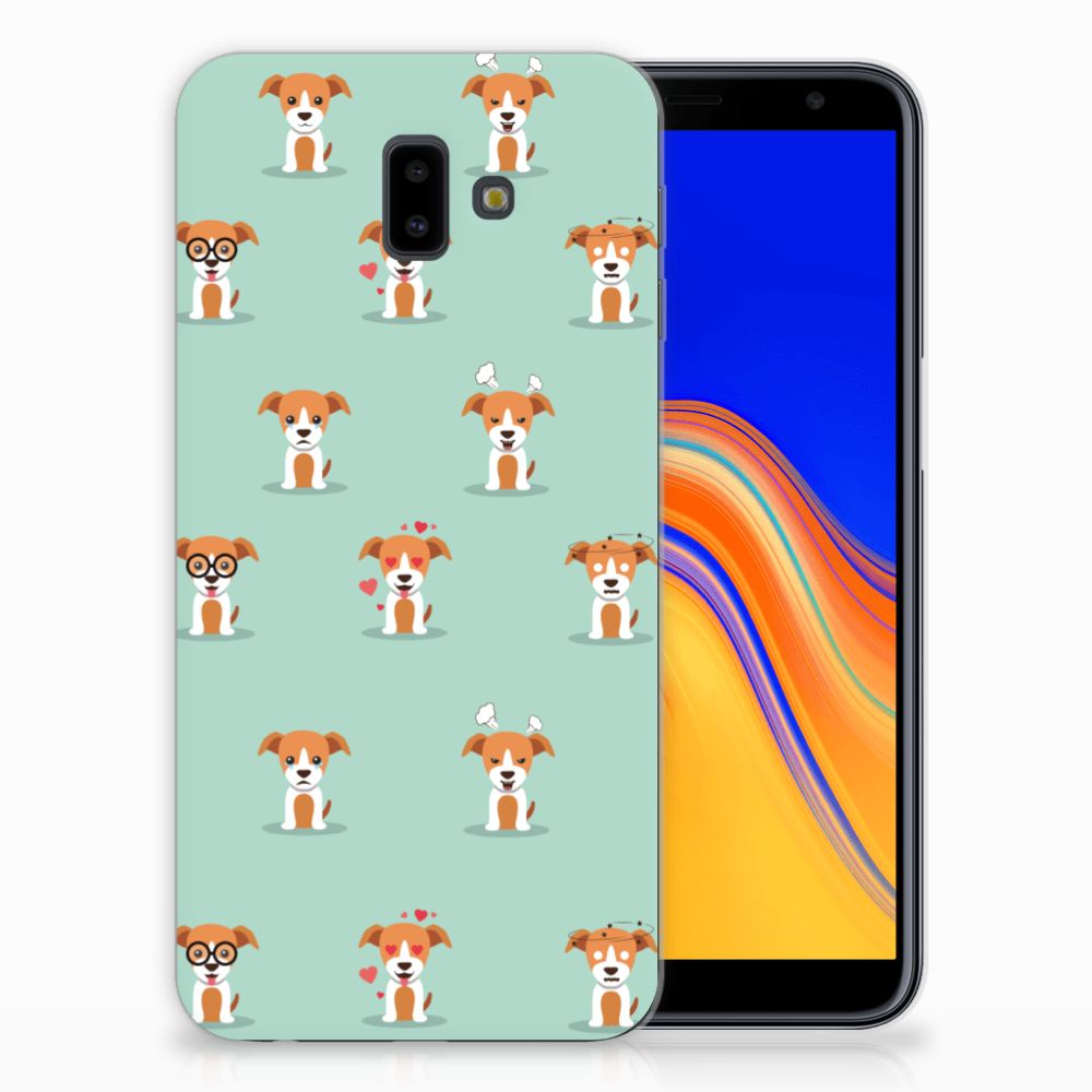 Samsung Galaxy J6 Plus (2018) TPU Hoesje Pups