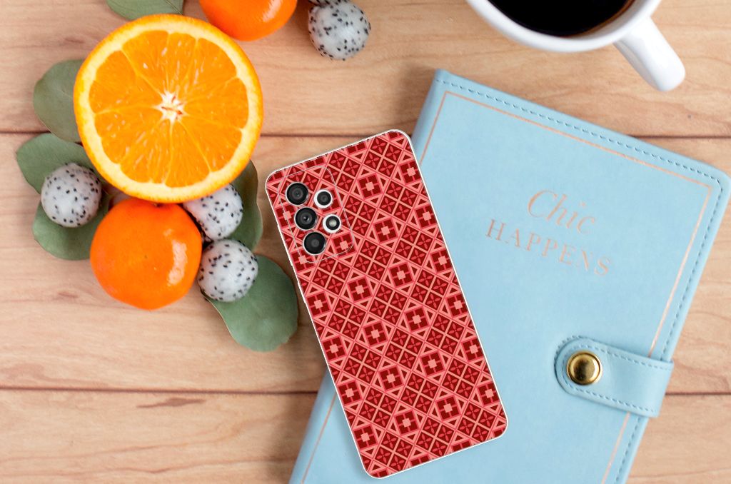 Samsung Galaxy A73 5G TPU bumper Batik Rood B2C Telecom