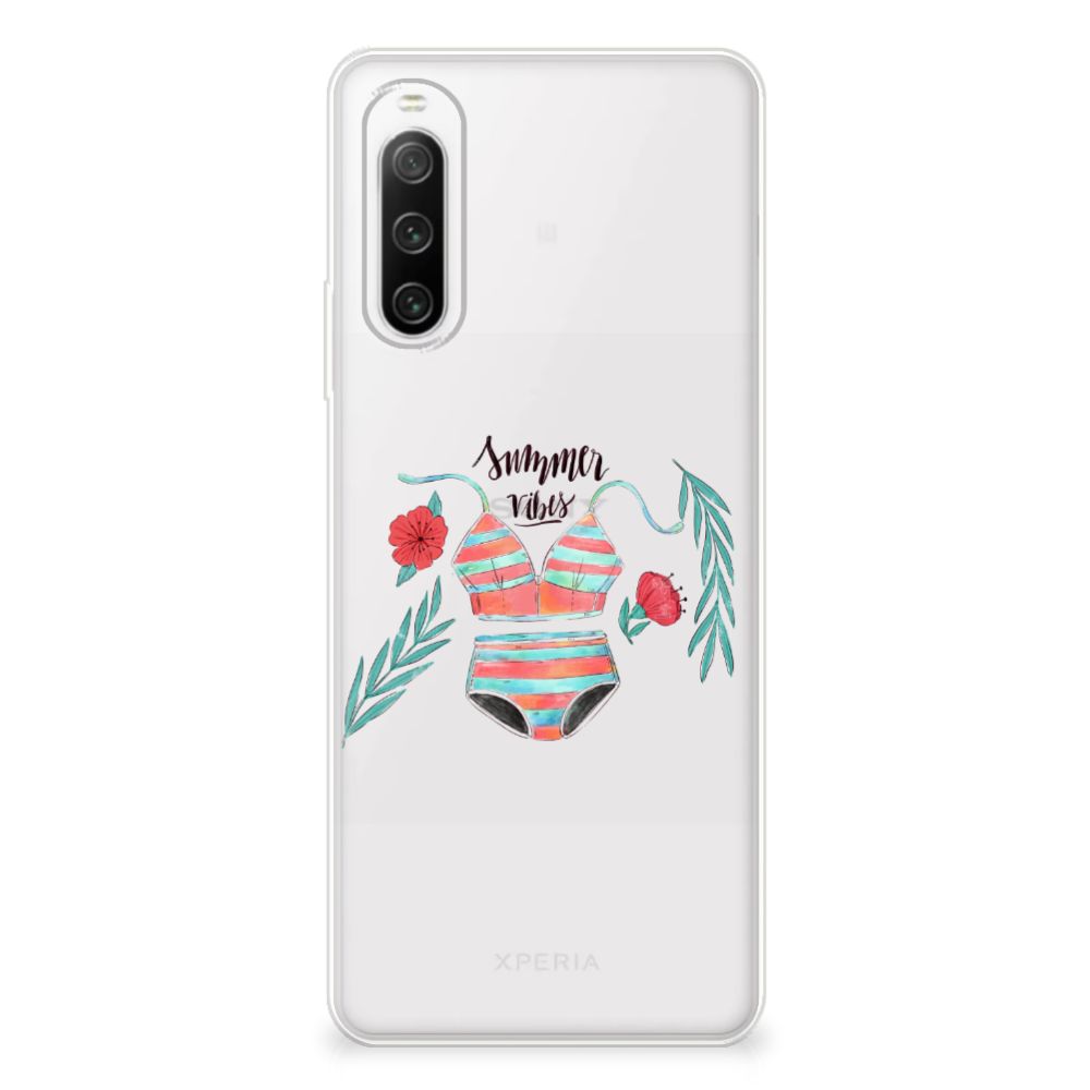 Sony Xperia 10 IV Telefoonhoesje met Naam Boho Summer