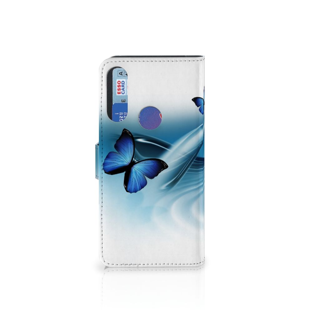 Alcatel 1S 2020 Telefoonhoesje met Pasjes Vlinders