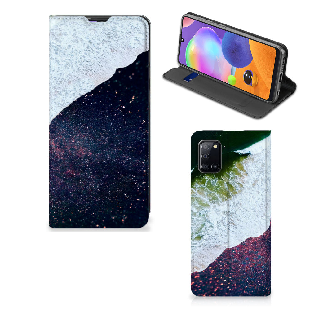 Samsung Galaxy A31 Stand Case Sea in Space