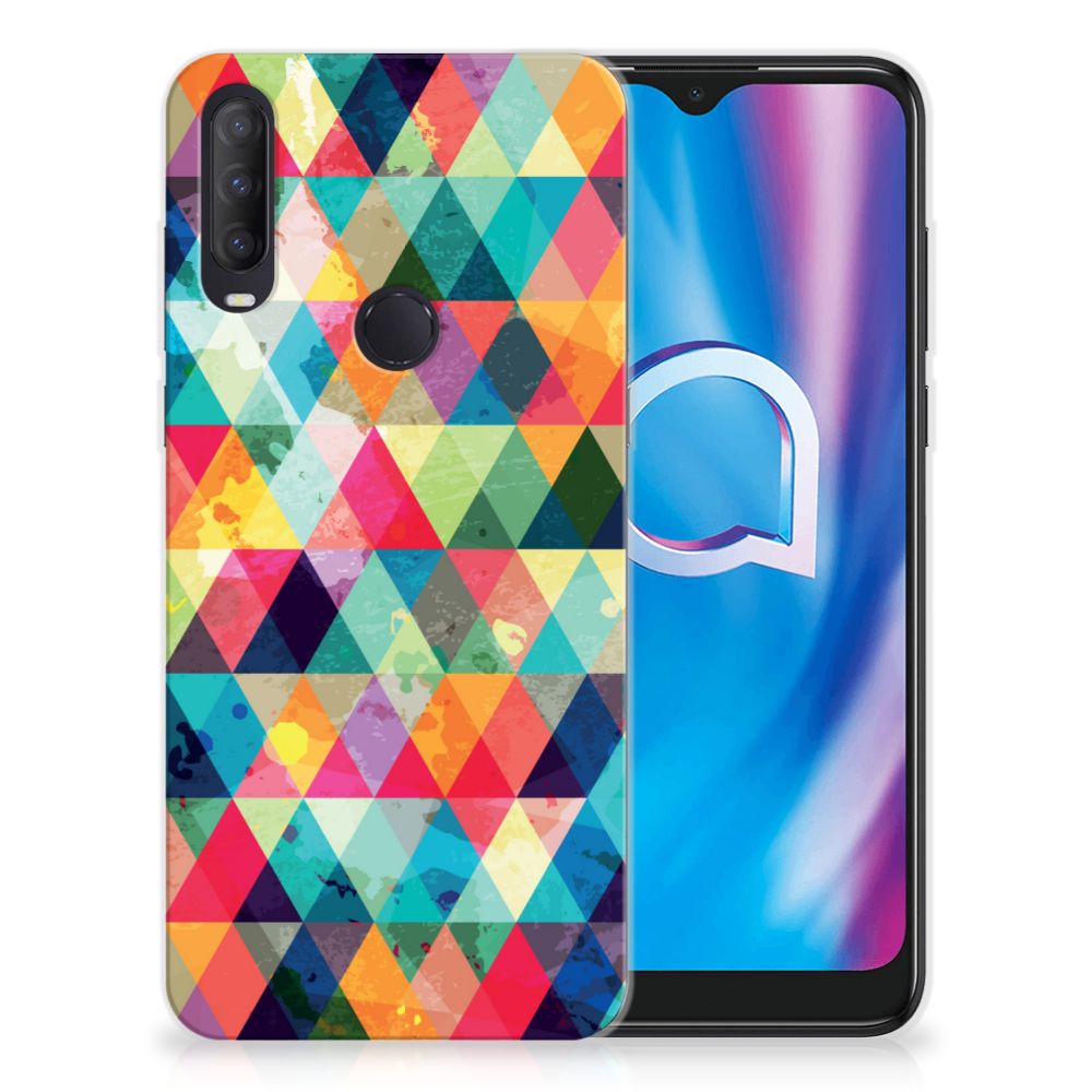 Alcatel 1S (2020) TPU bumper Geruit B2C Telecom