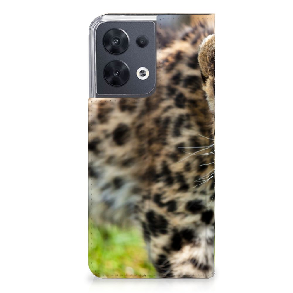 OPPO Reno8 Hoesje maken Baby Luipaard - B2C Telecom
