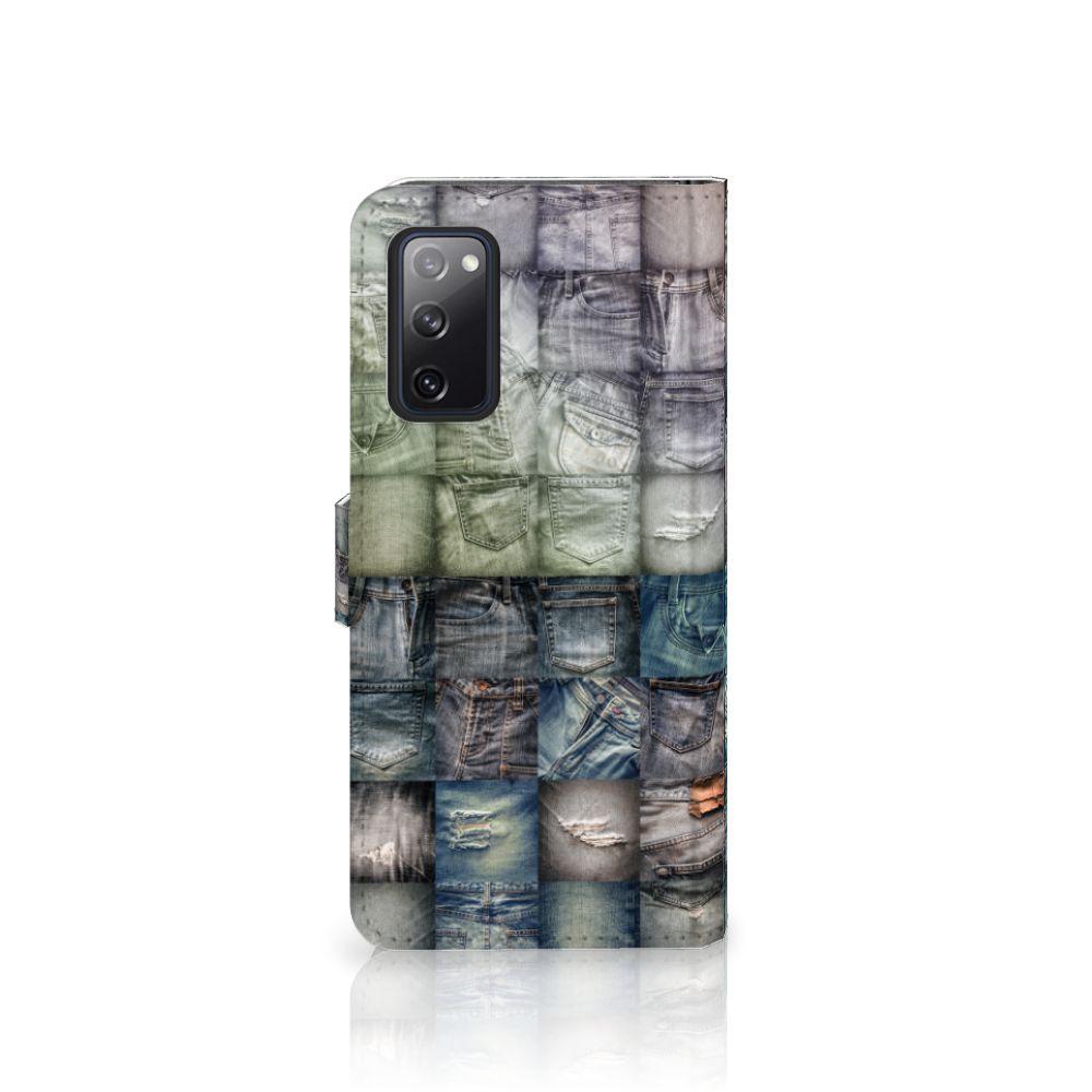 Wallet Case met Pasjes Samsung Galaxy S20 FE Spijkerbroeken