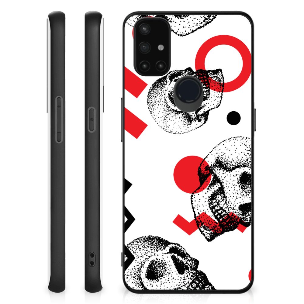 Telefoonhoesje OnePlus Nord N10 5G Skull Red B2C Telecom