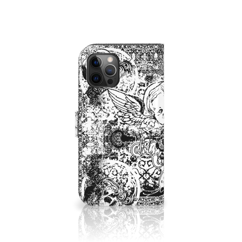 Telefoonhoesje met Naam Apple iPhone 12 Pro Max Skulls Angel