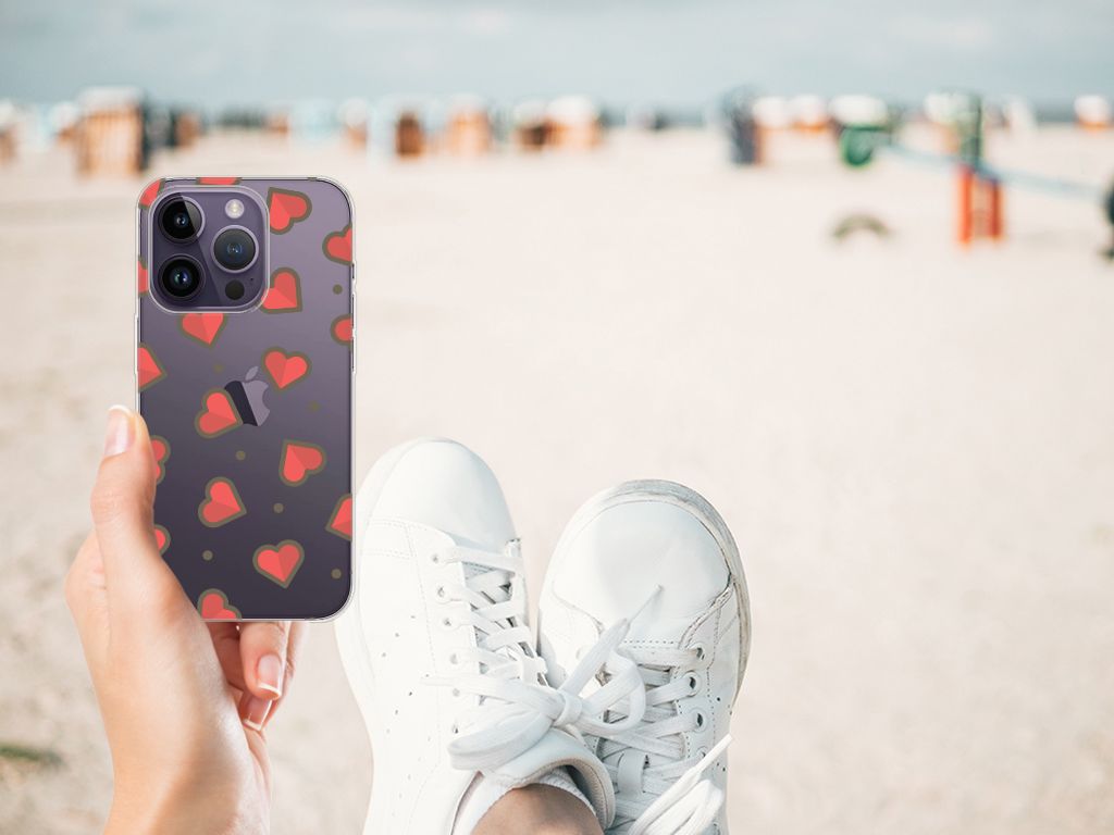 Apple iPhone 14 Pro TPU bumper Hearts B2C Telecom