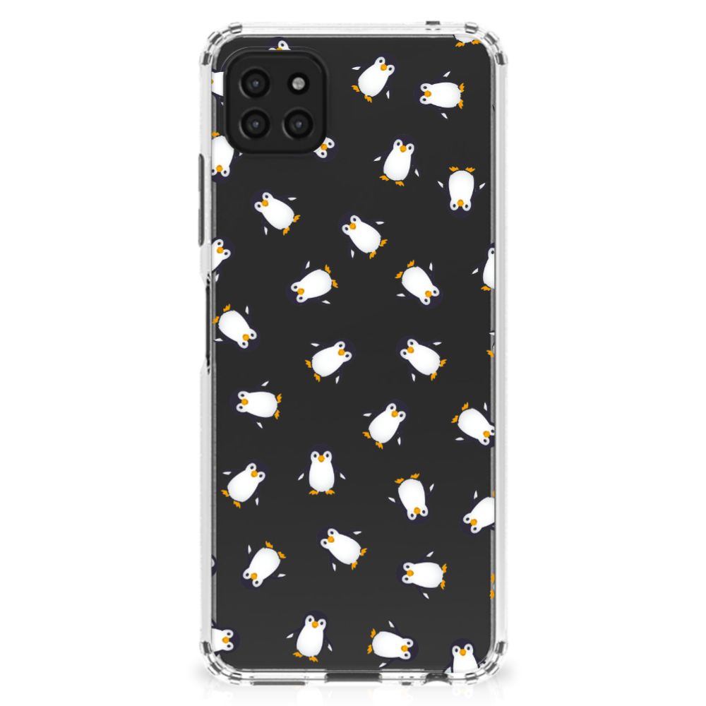 Doorzichtige Silicone Hoesje voor Samsung Galaxy A22 5G Pinguïn B2C Telecom
