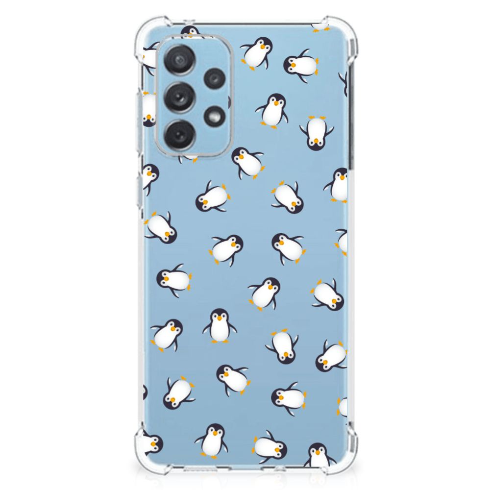 Doorzichtige Silicone Hoesje voor Samsung Galaxy A73 Pinguïn B2C Telecom