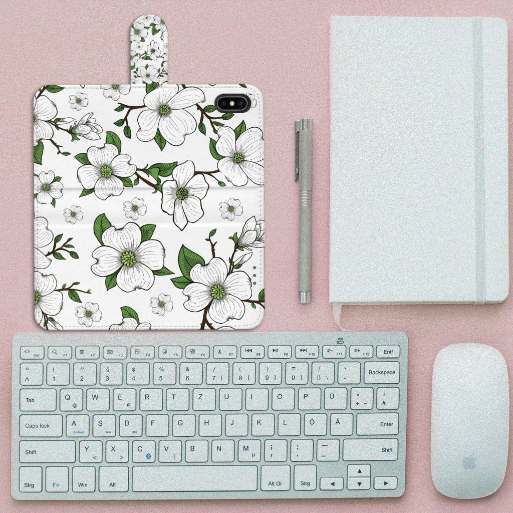 Apple iPhone Xs Max Hoesje Dogwood Flowers
