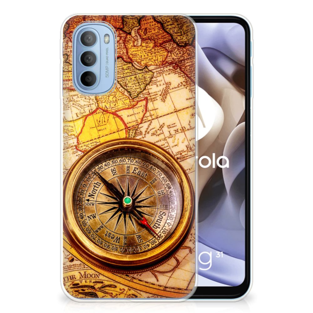 Motorola Moto G31 | G41 Siliconen Back Cover Kompas B2C Telecom