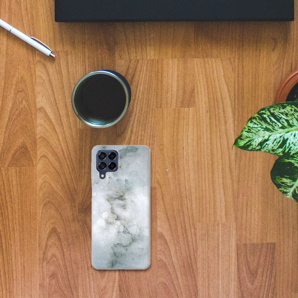 Hoesje maken Samsung Galaxy M53 Painting Grey B2C Telecom